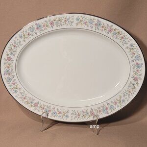 Noritake Blythe 2037 Medium Oval Serving Platter (13 1/2") EXCELLENT!